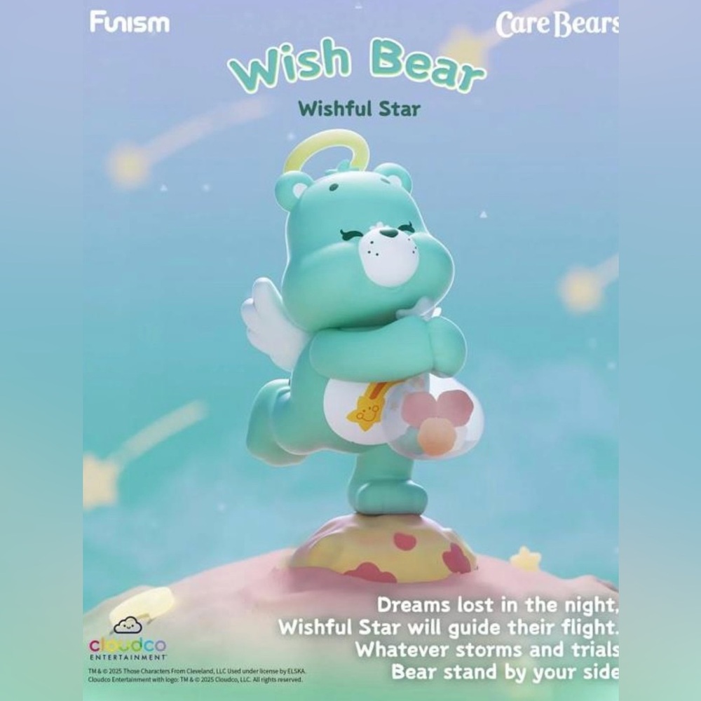 FUNISM- Care Bears ‘Planet of Joy’ series- Wish Bear (NIB)